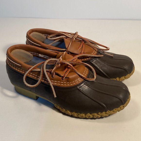 L.L. Bean Shoes Ll Bean Rubber Moc Boot Low Women Size 7 M Run Big Poshmark